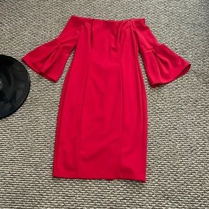 Red Vince Camuto dress